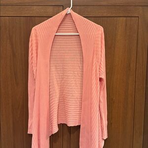TravelSmith Women's Peach Drape Cardigan women’s M